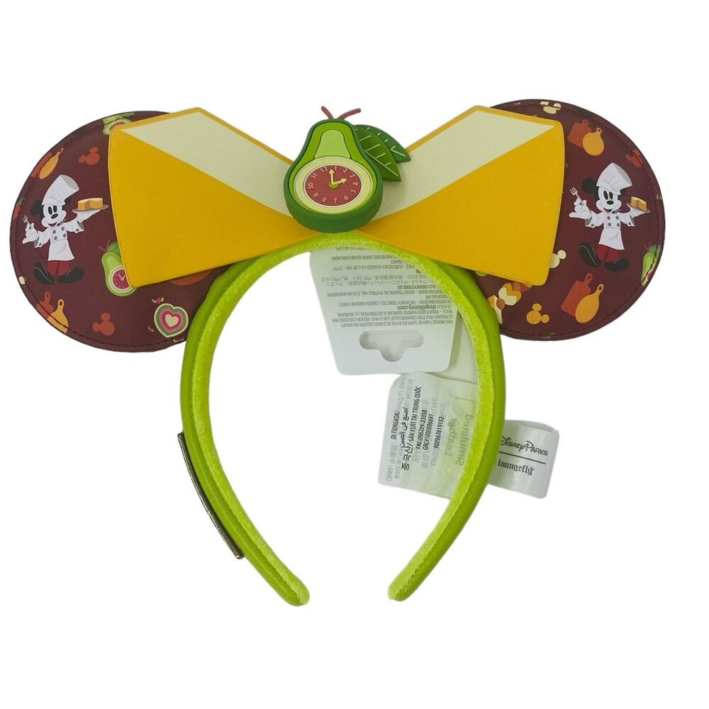 NWT Disney Food & Wine 2024 Mickey Chef Loungefly Ears Headband Disneyland Parks